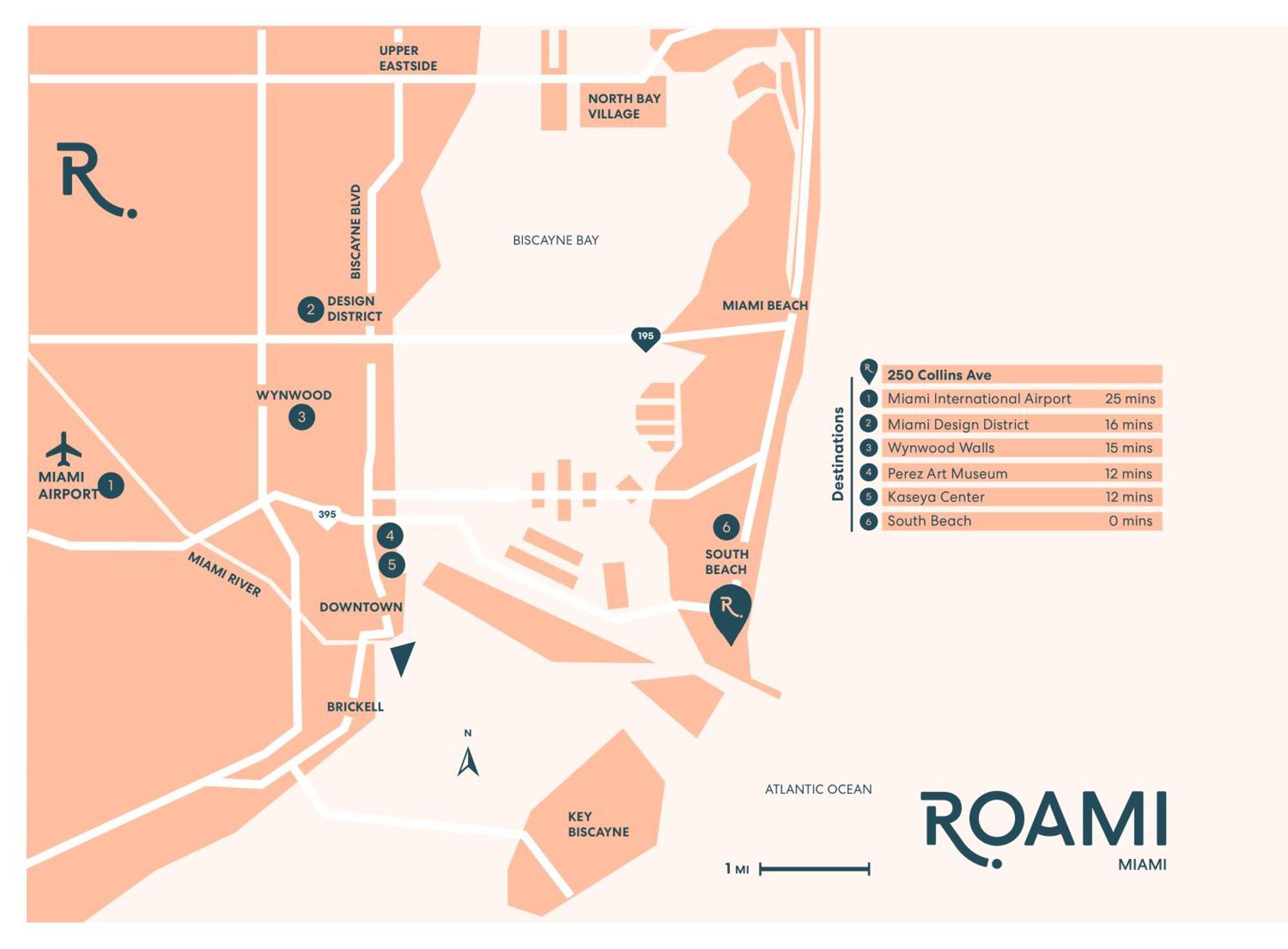 Roami At 250 Collins Leilighet Miami Beach Eksteriør bilde